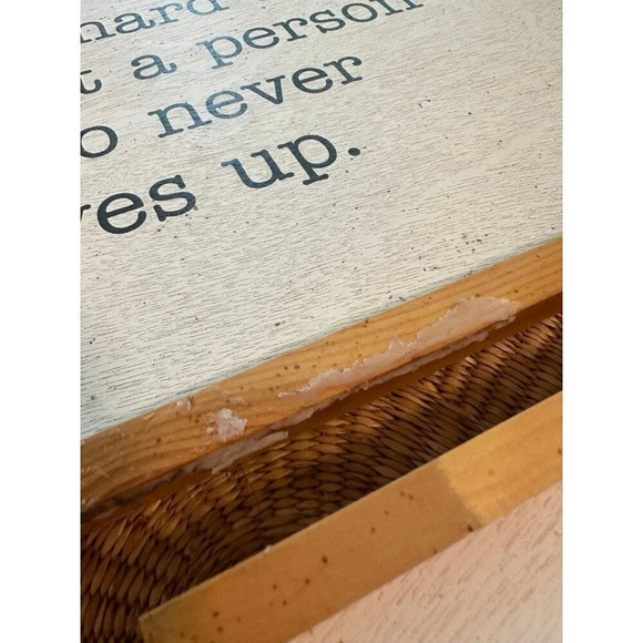 Two Wooden Motivational square signs - Picture 5 of 10